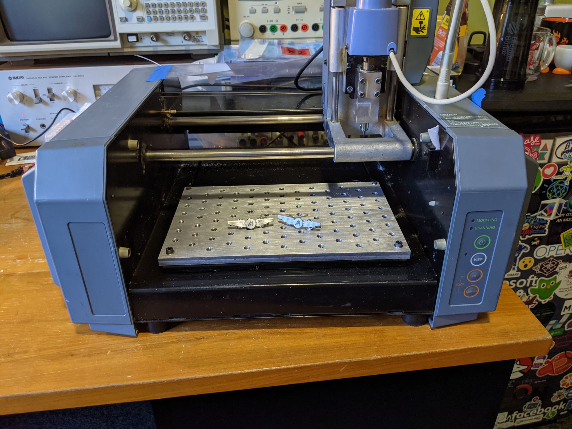 Roland MDX-20 Serial Bridge (and custom enamel pins)